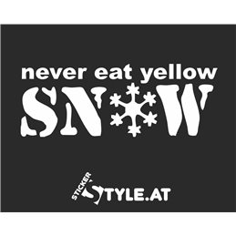 Never Eat Yellow Snow