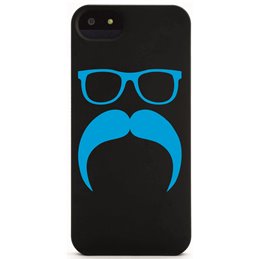 Moustache mit Brille 7 Handyaufkleber