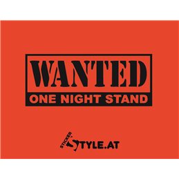 Wanted One Night Stand
